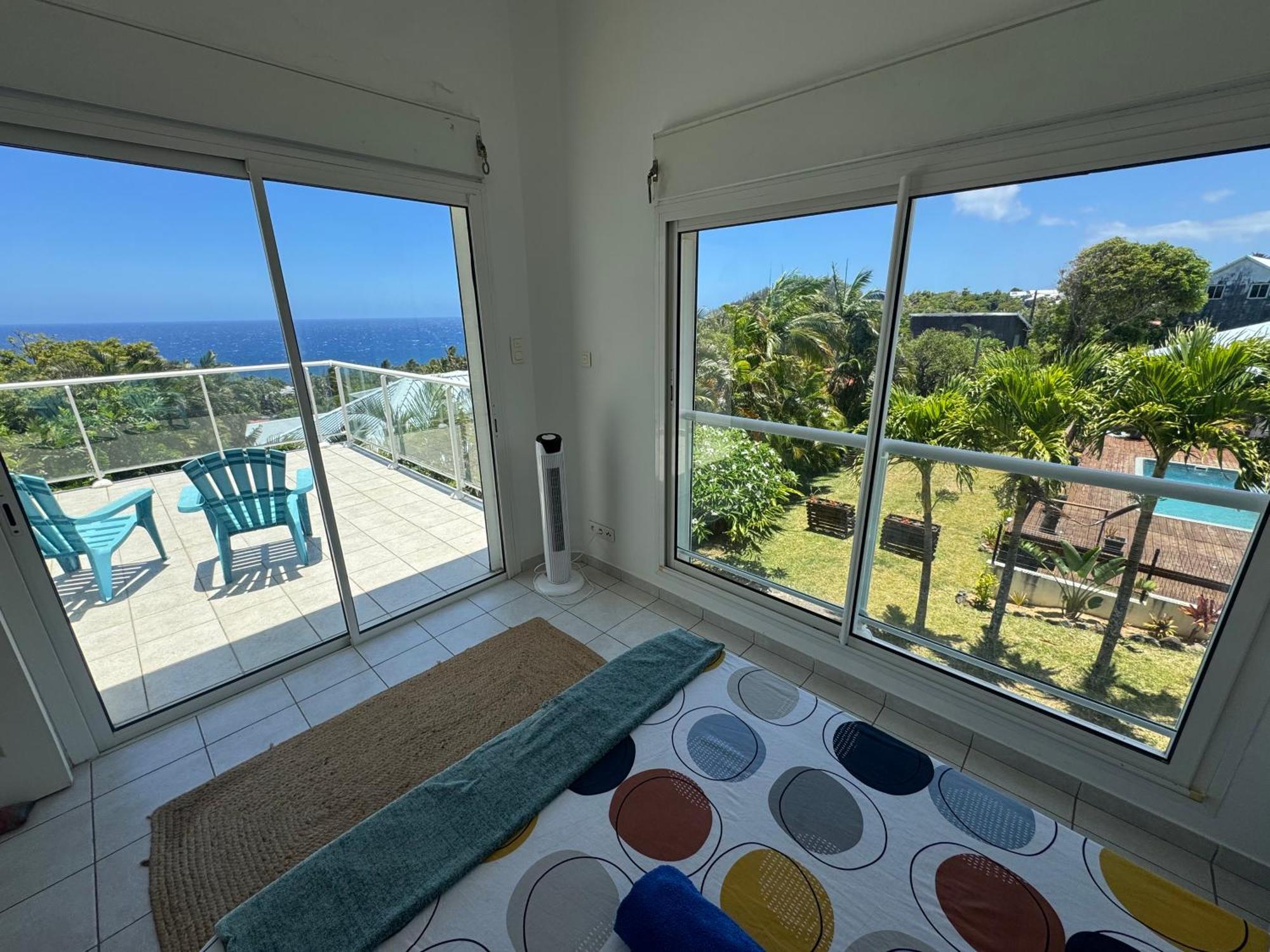 Grande Villa Au Calme - Vue Exceptionnelle - Climatisation - Piscine Sel Chauffee - Jardin Tropical Vincendo Dış mekan fotoğraf